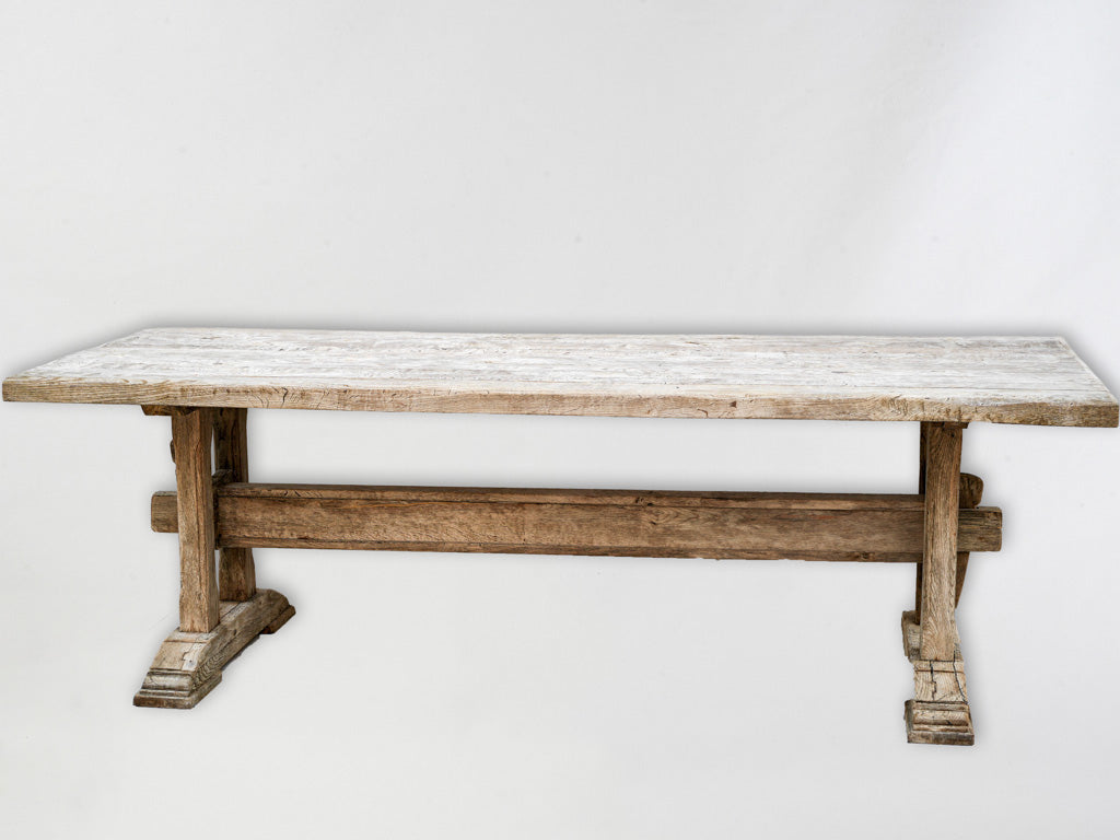 Bleached wood kitchen table