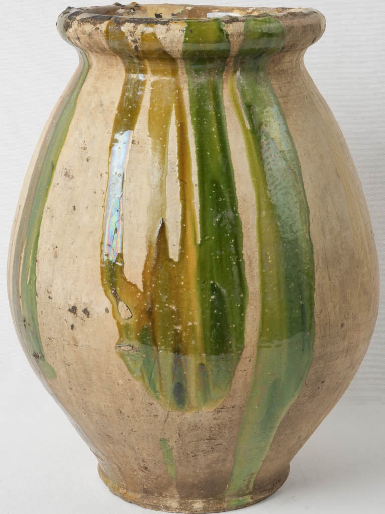 Terracotta Antique French Olive Jar