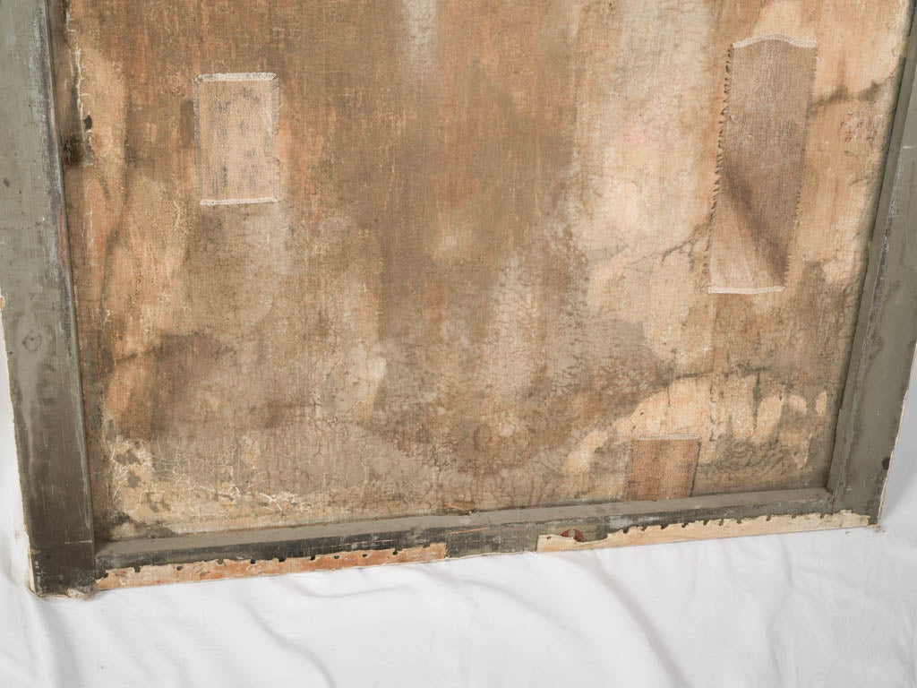 Classic timeworn canvas wall pieces