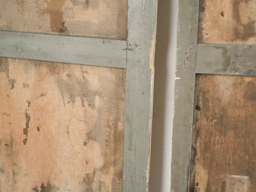 Historic pastel color canvas artworks