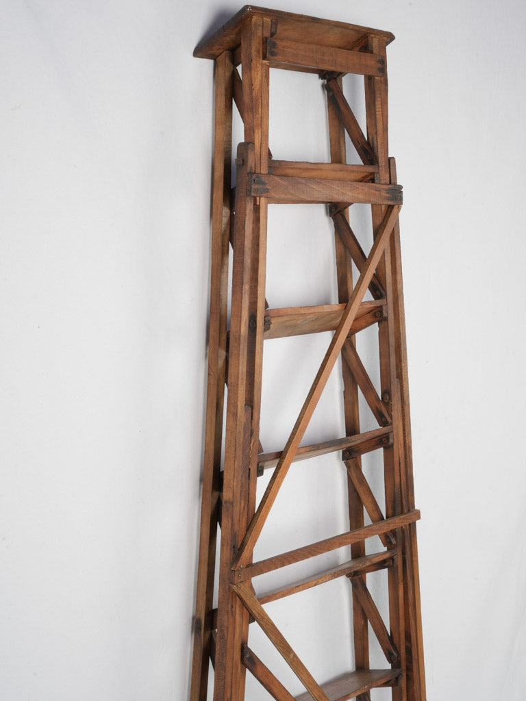 Charming Antique 7-Step Library Ladder