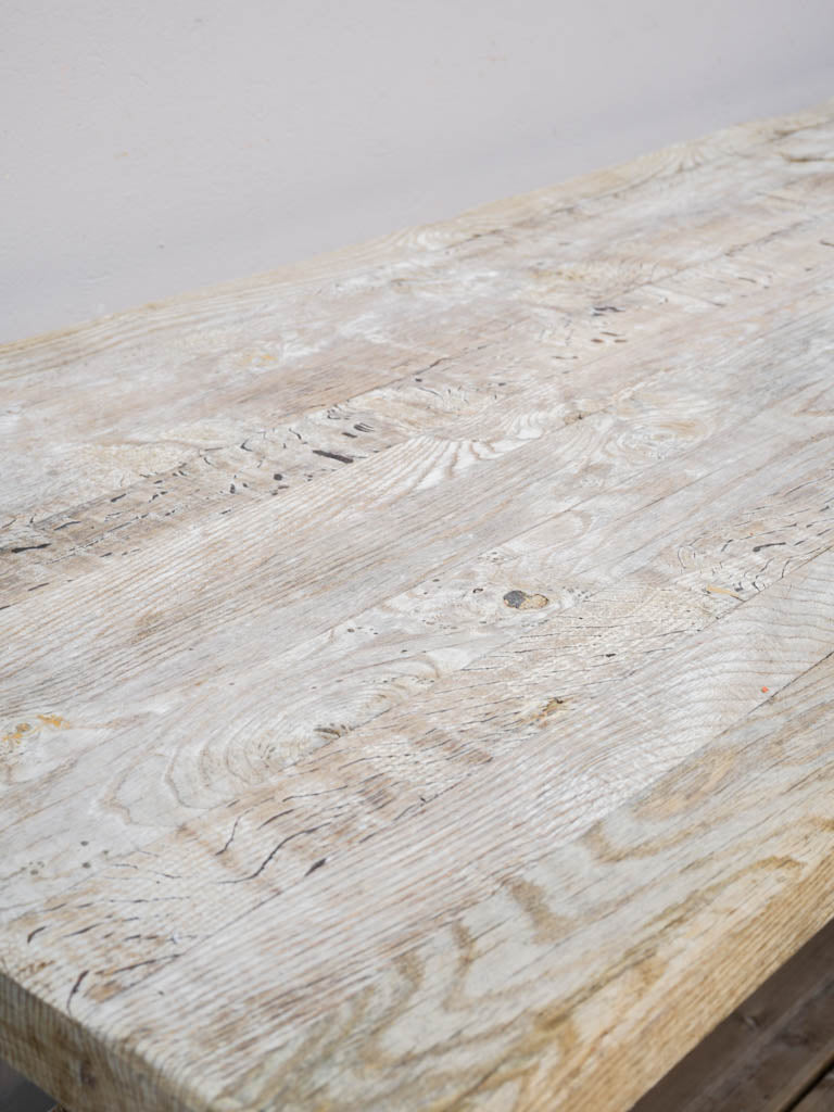 Stylish vintage wooden table