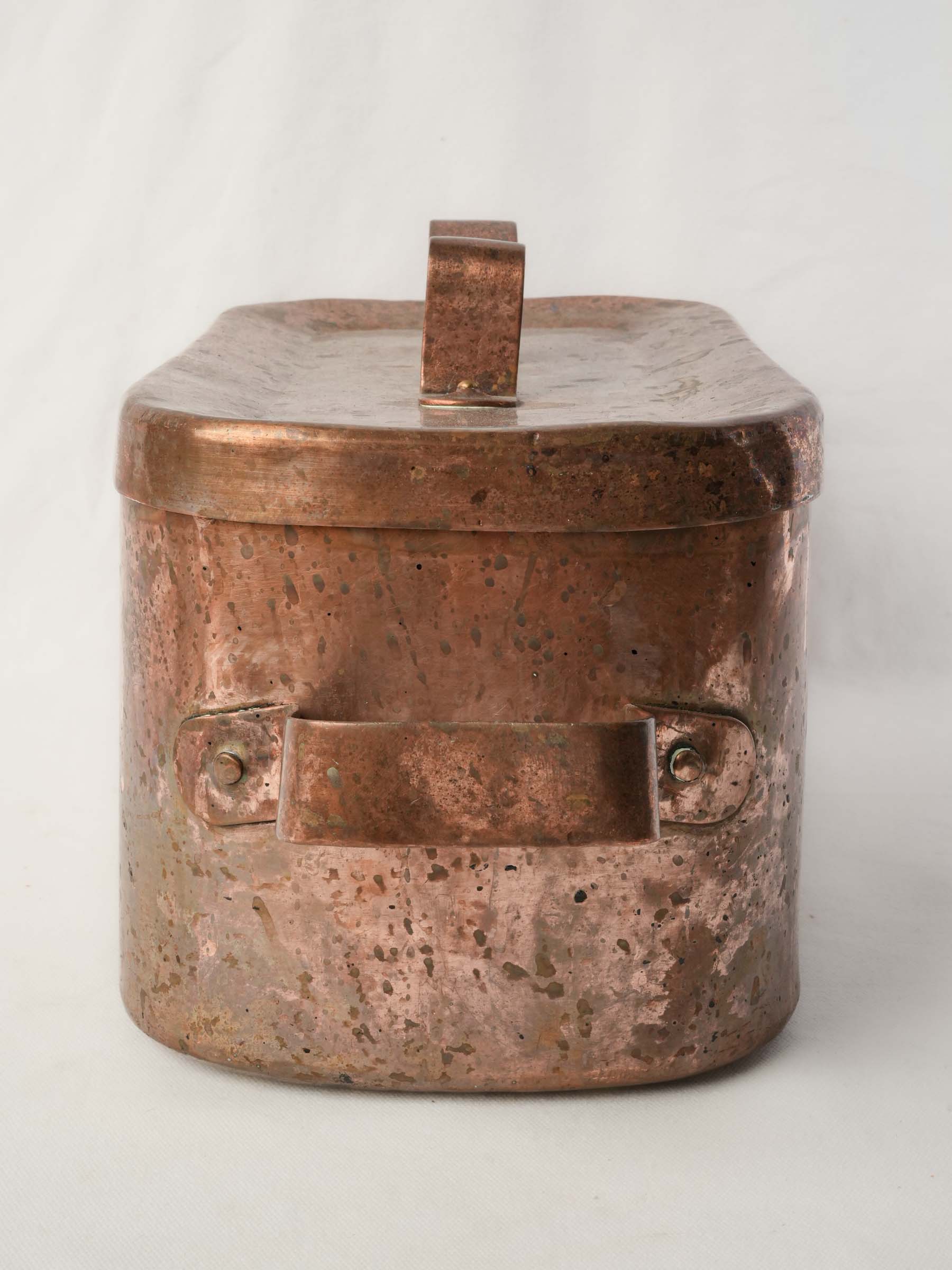 Large French Copper Daubière