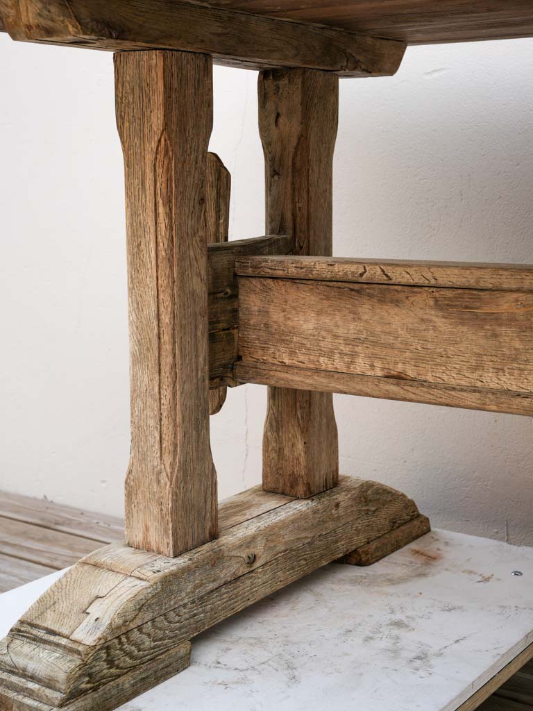 Graceful antique wooden table