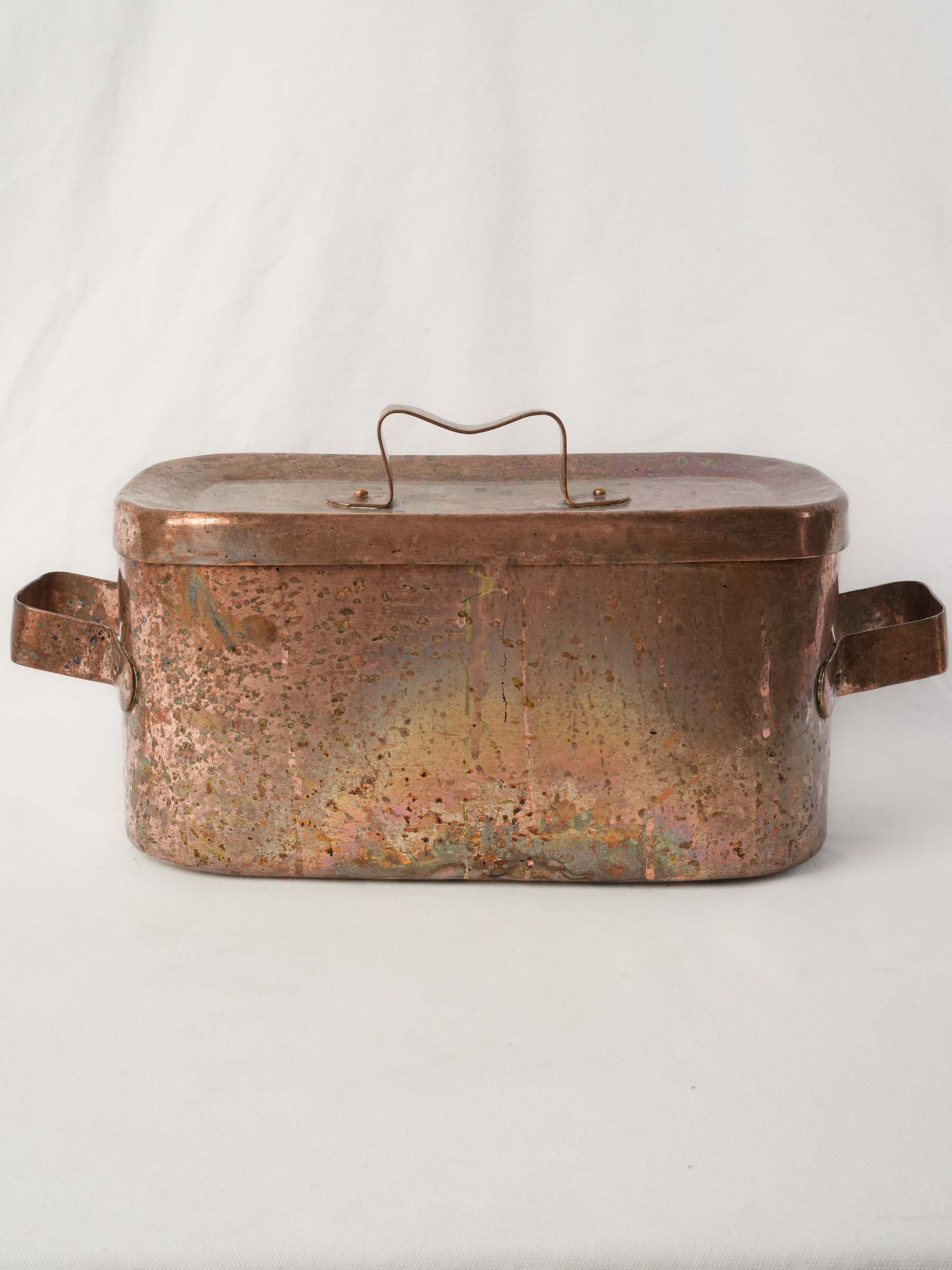 Large French Copper Daubière