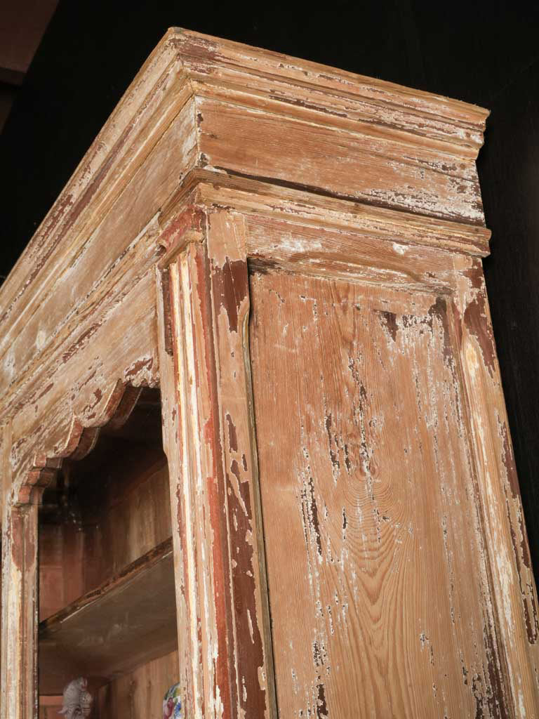 Vintage glazed door storage cupboard