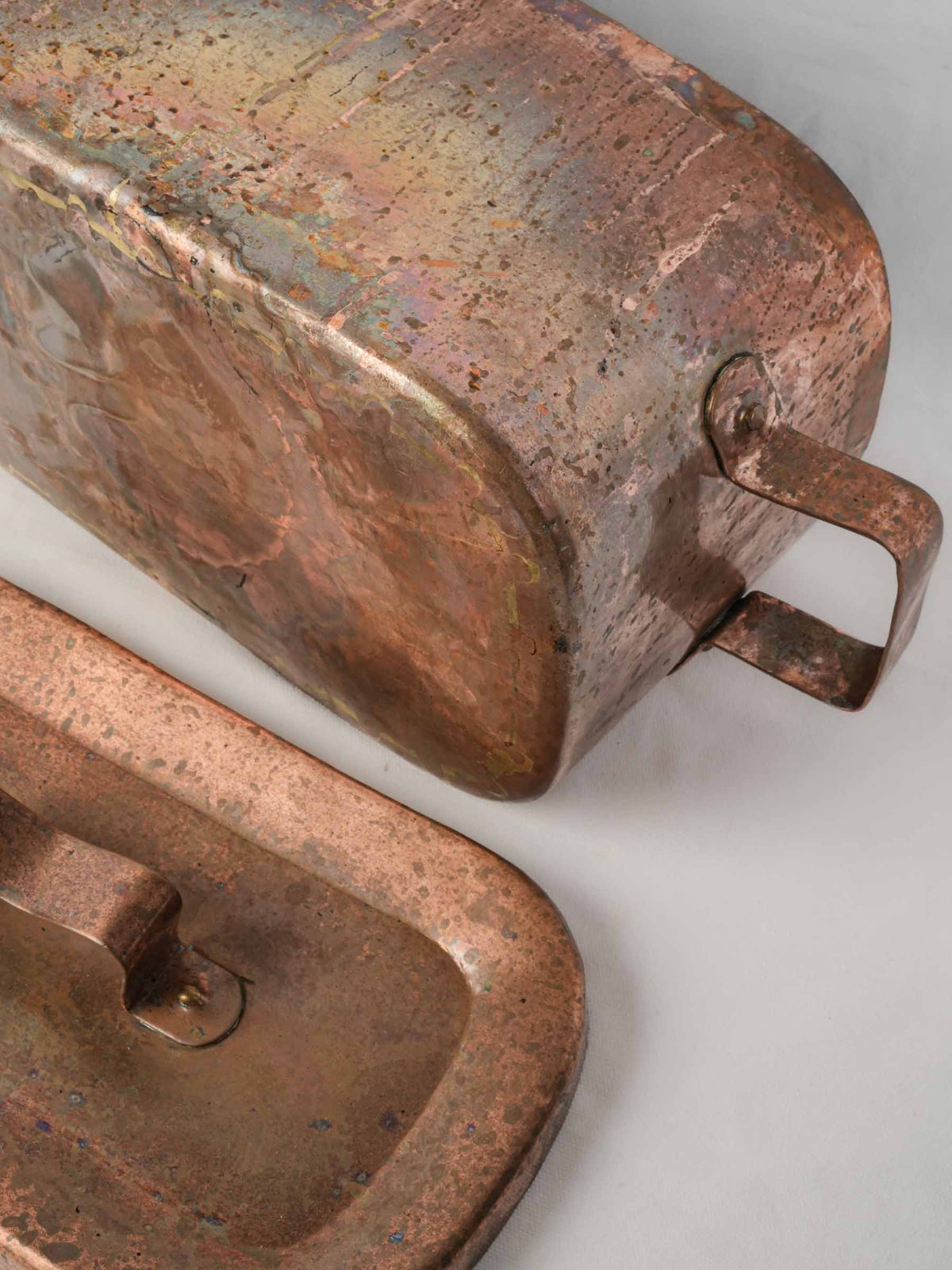 Large French Copper Daubière