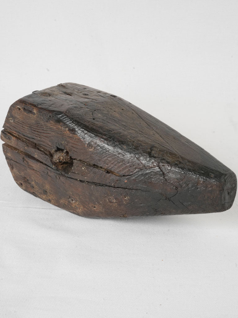 Unique handcrafted antique duck sculpture