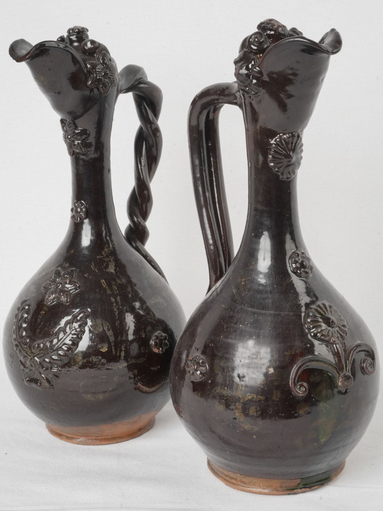 Ebony-glazed Turkish vessels