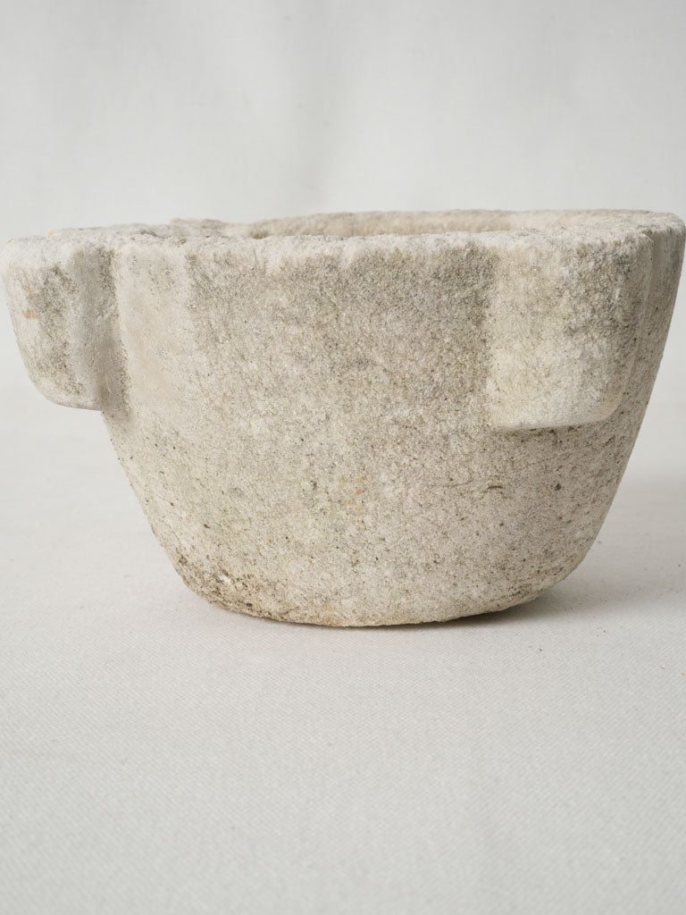 Textured, Aged, Authentic, White, Marble, Mortar