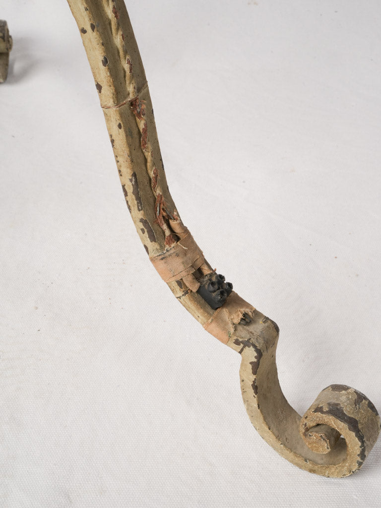 Late 19th-Century Wrought-Iron Five-Light Floor Candelabrum - 74¾"