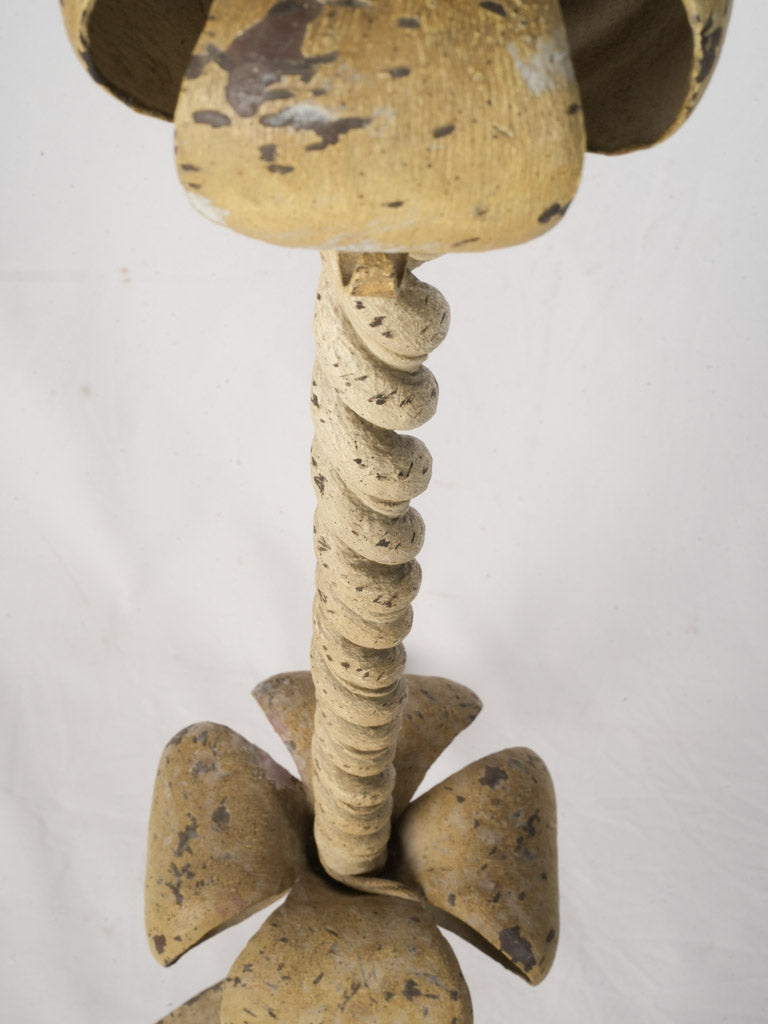 Late 19th-Century Wrought-Iron Five-Light Floor Candelabrum - 74¾"