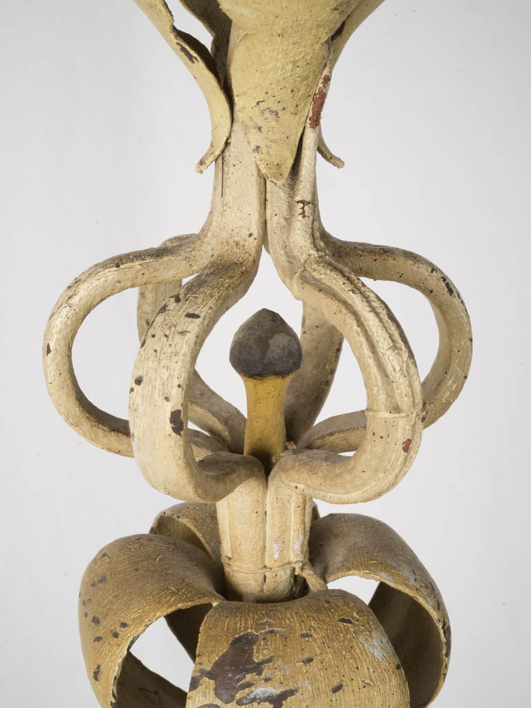 Late 19th-Century Wrought-Iron Five-Light Floor Candelabrum - 74¾"