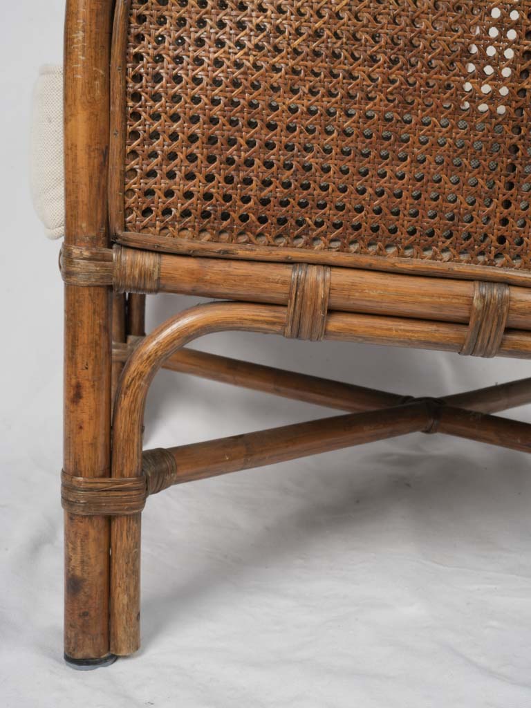 Sophisticated Cane and Wicker Seating
