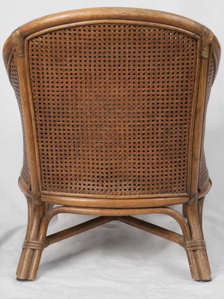 Natural Wicker Reading Chairs