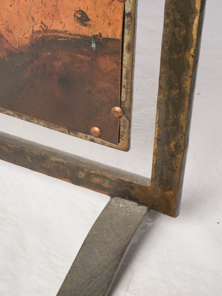 Historical decorative hearth panel