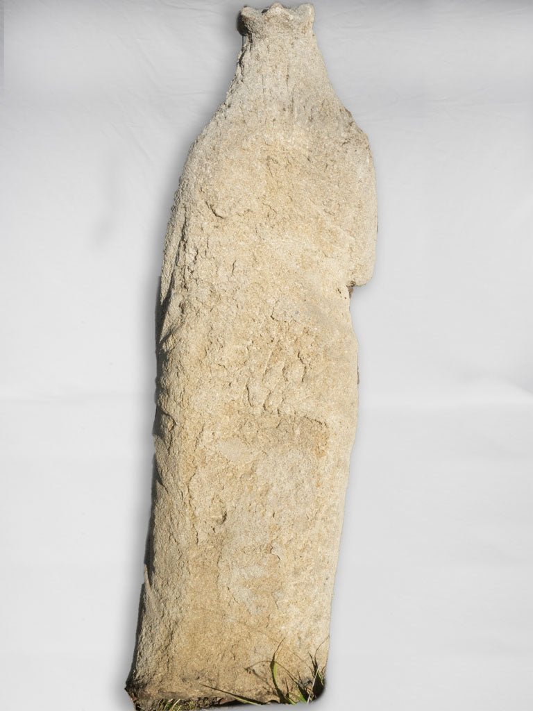 Antique worm stone virgin Mary