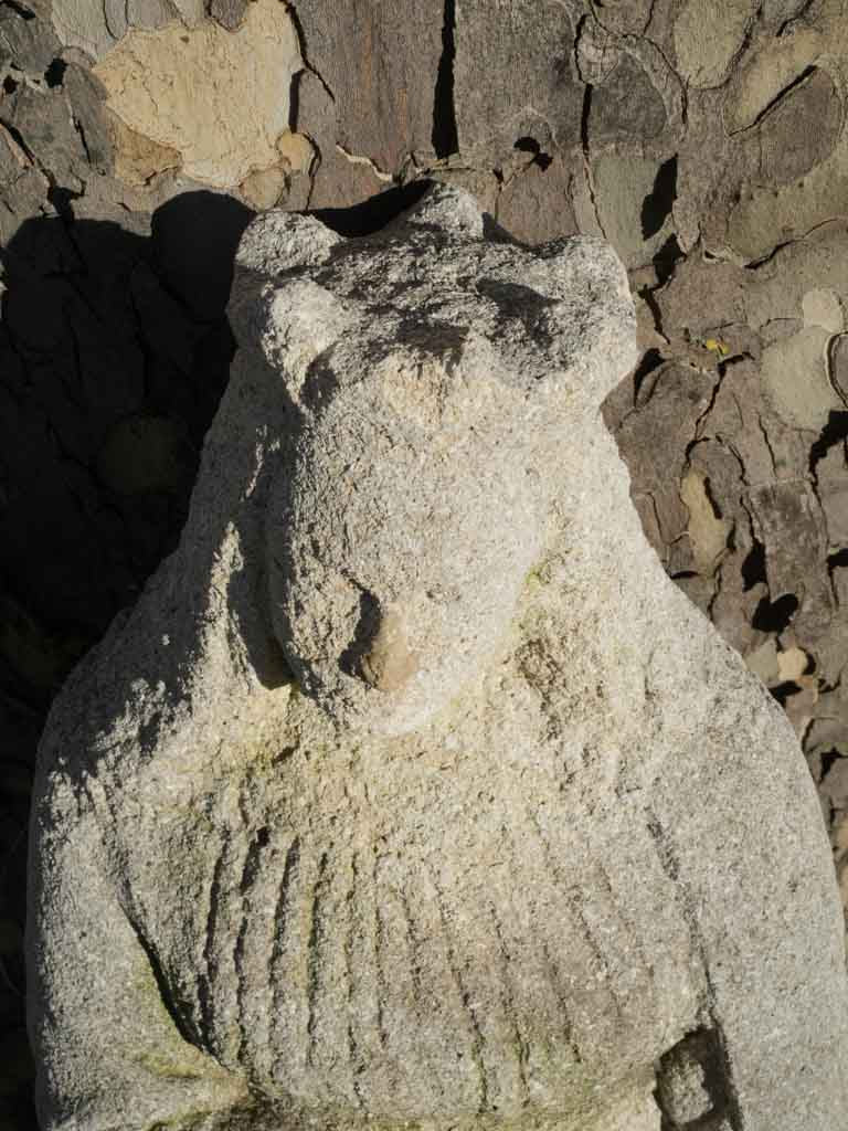 Elegant Provencal garden sculpture maiden