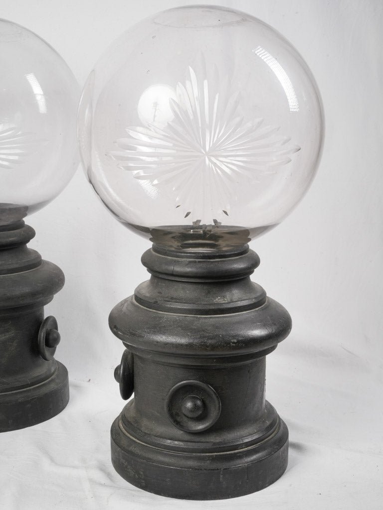 Exceptional size decorative pharmacy globes