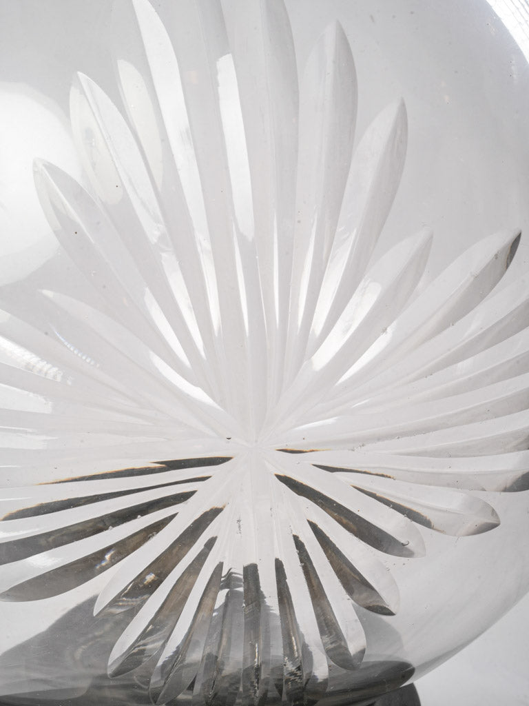 Striking architectural accent glass globes