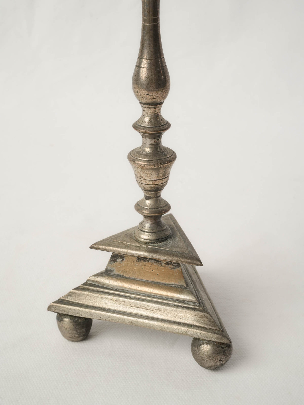 19th-Century French Silver-Plated Standing Crucifix