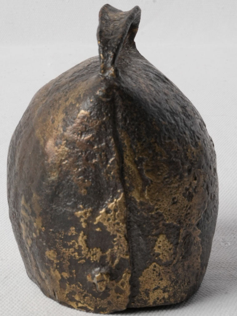 Small aged decorative livestock bell