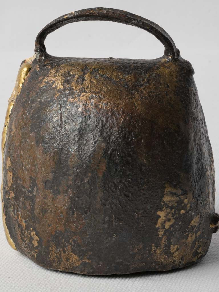 Sculptural vintage patinated bell