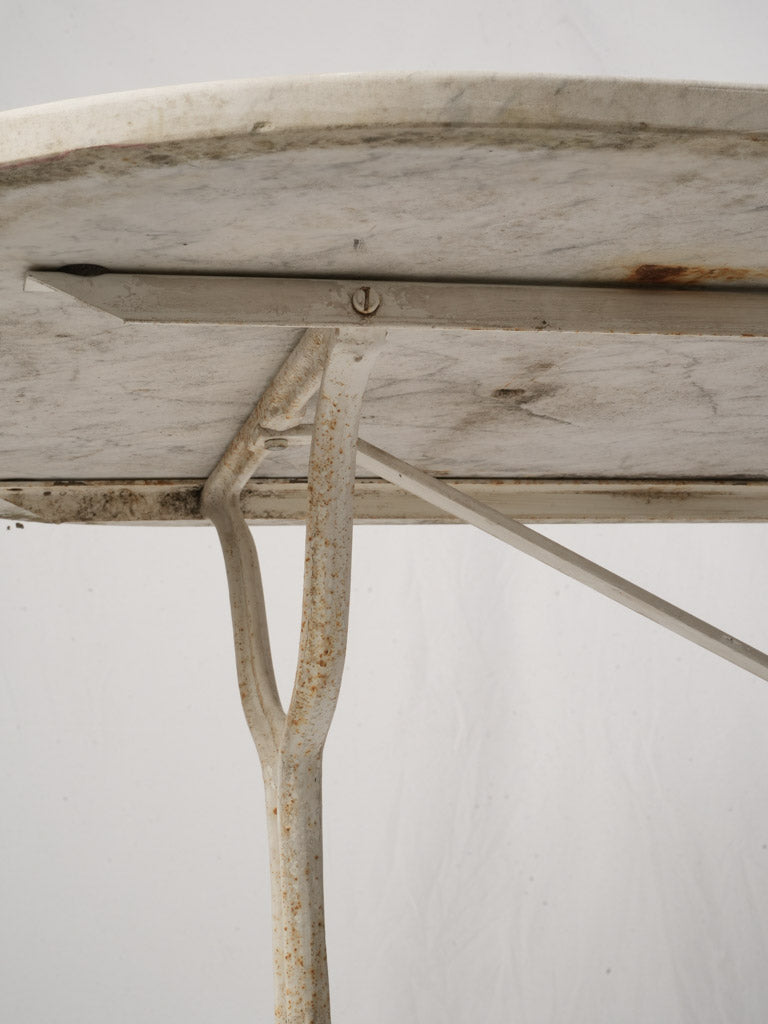 Subtly stained vintage dining perpch