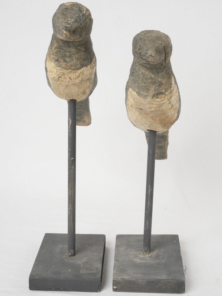 Timeless vintage magpie repellent figures