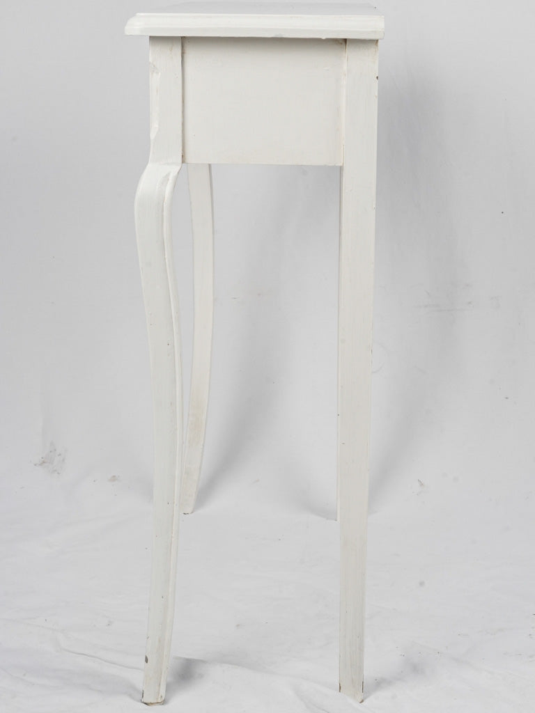 Refined scalloped apron console pair