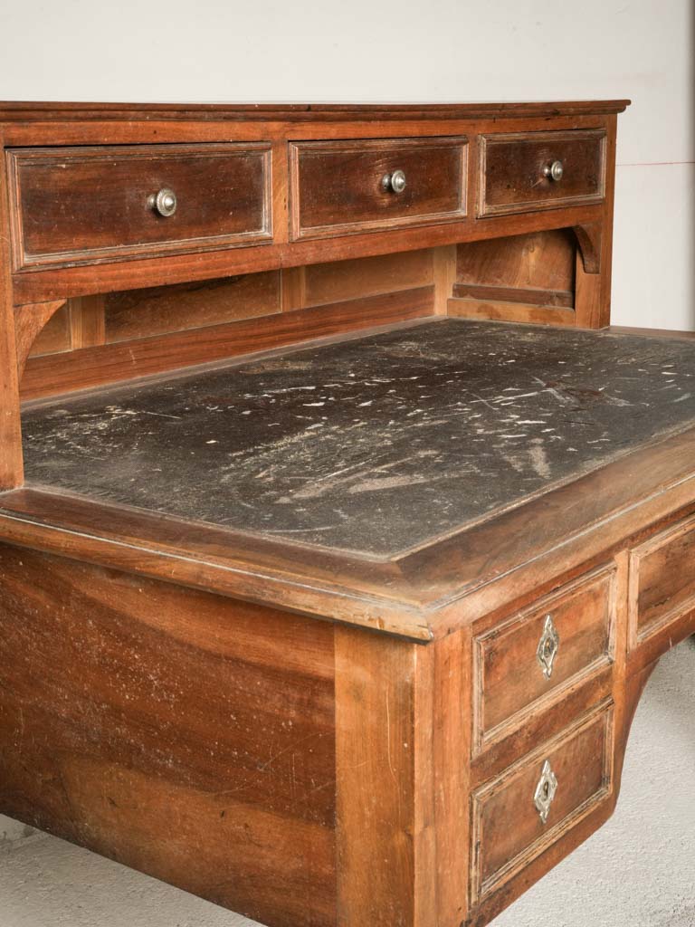 Late 19th-Century Walnut Writing Desk w/ Raised Drawers - 43¼"