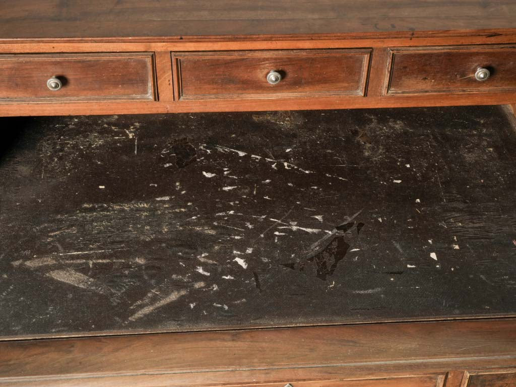 Late 19th-Century Walnut Writing Desk w/ Raised Drawers - 43¼"