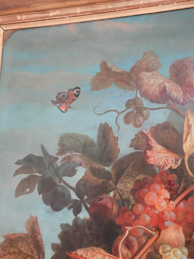 Lush and vibrant canvas painting