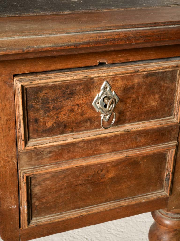 Late 19th-Century Walnut Writing Desk w/ Raised Drawers - 43¼"