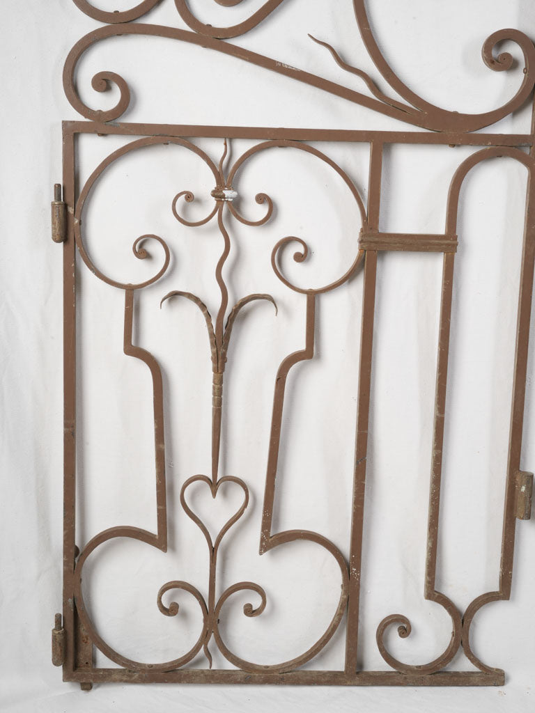 Elegant wrought iron gates