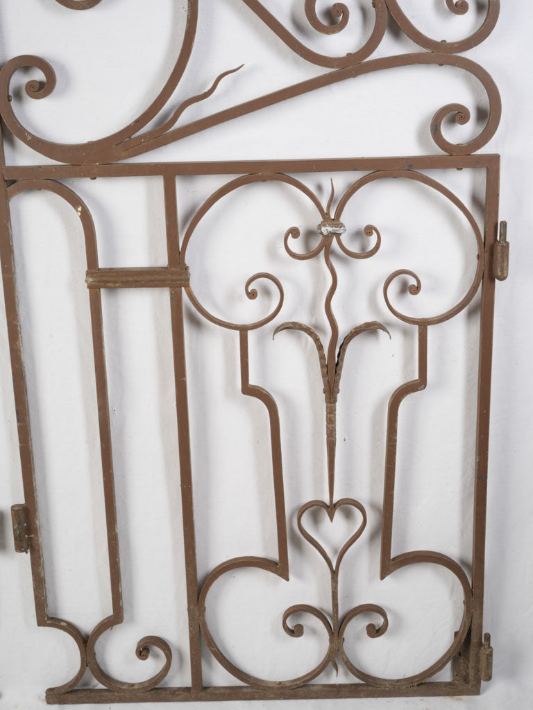 Decorative scrollwork garden dividers