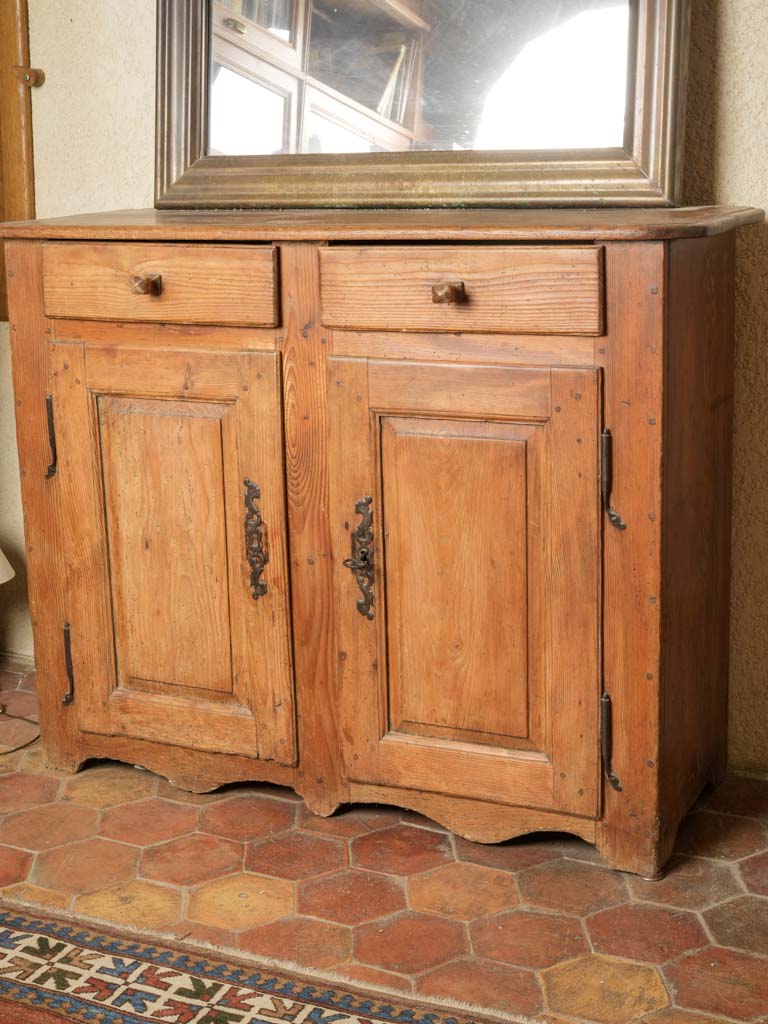 Charming rustic pinewood sideboard