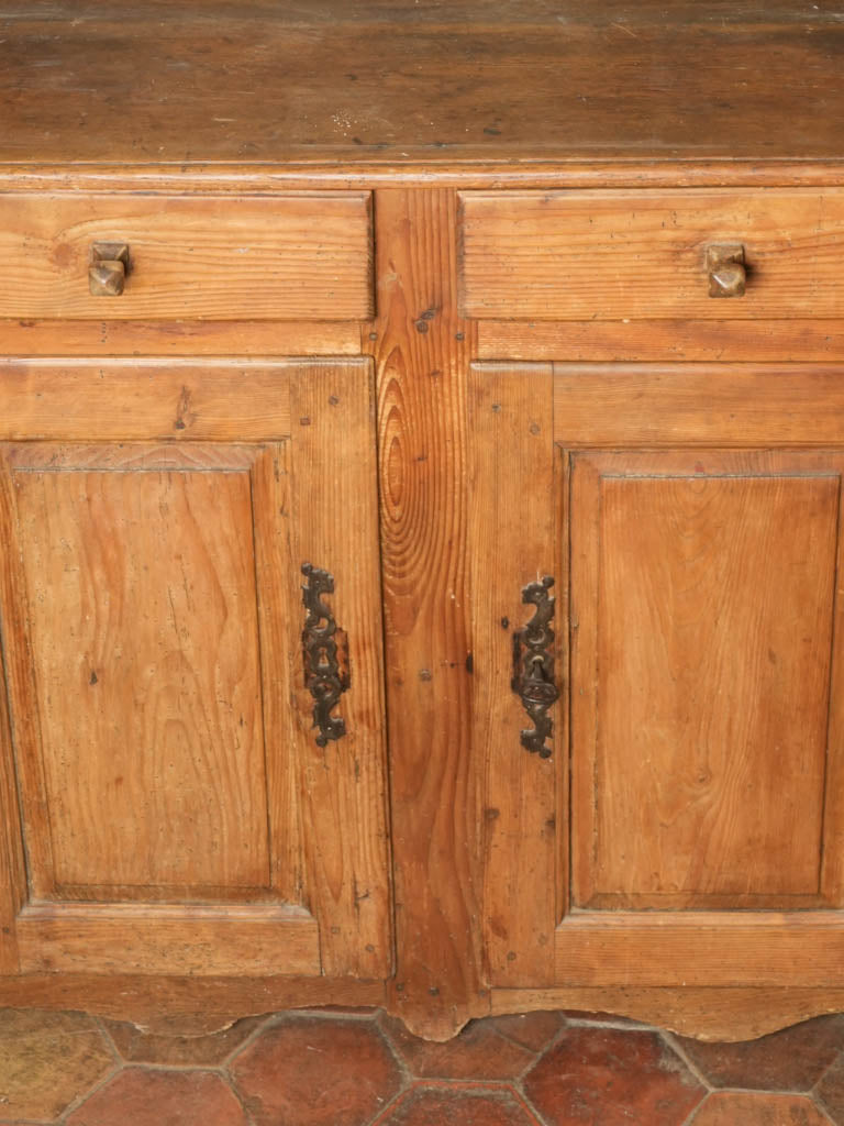 Authentic aged French country sideboard