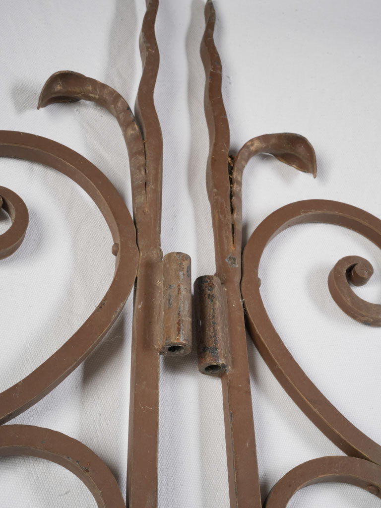 Graceful artisanal French gates