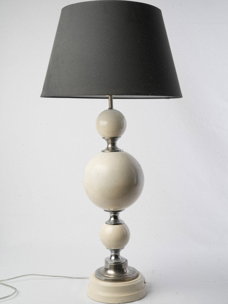 Authentic patina aged French lamp