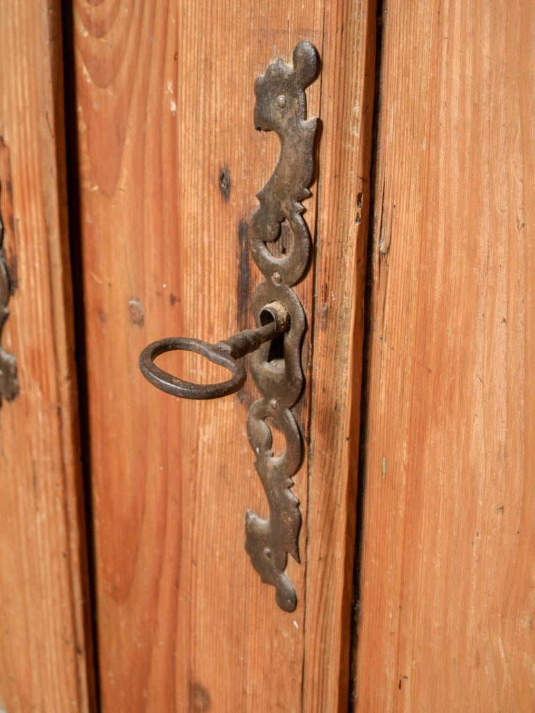 Weathered wooden sideboard furniture