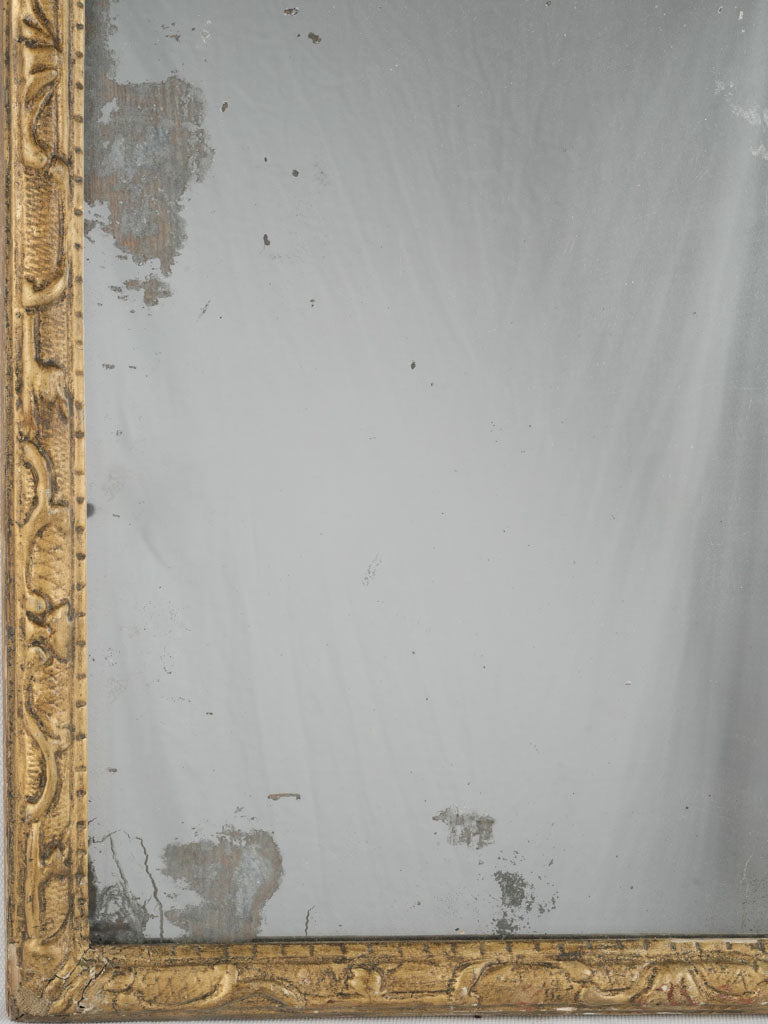Charming, aged rectangular mercury mirror