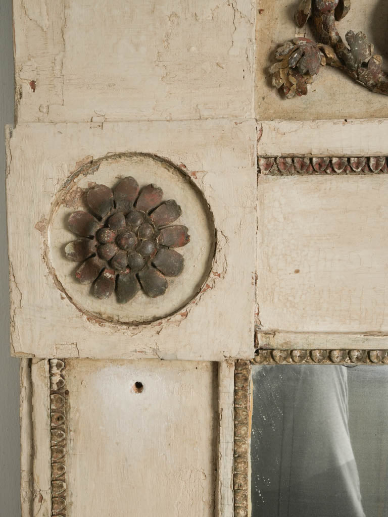 Grand, majestic vintage Trumeau Mirror