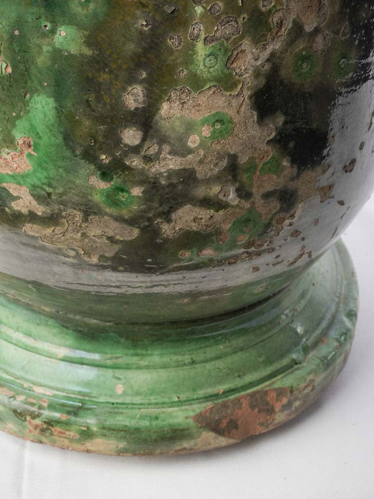 Textured rustic farmhouse jar