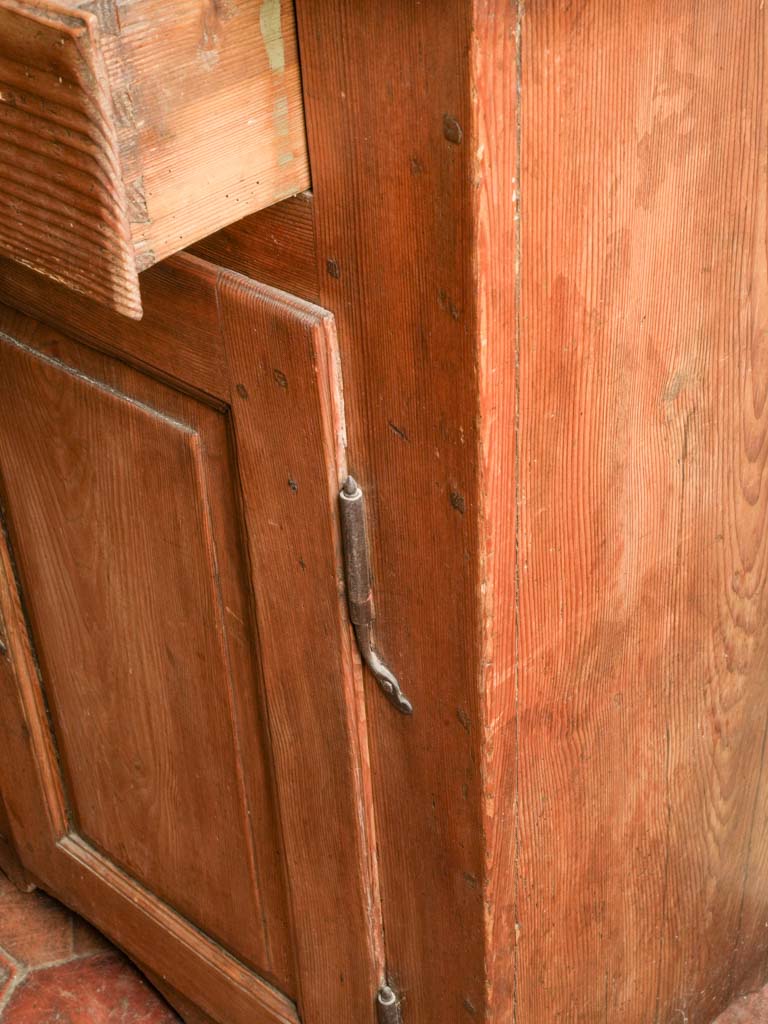 Elegant worn pine storage furniture
