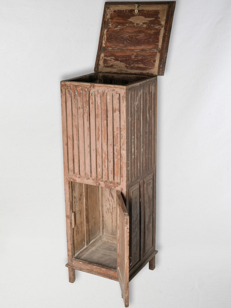 Tall narrow painted cupboard