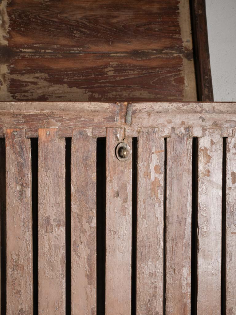 Provincial slatted cabinet