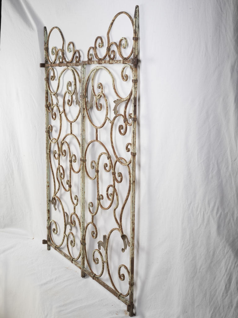 French decorative garden gate
