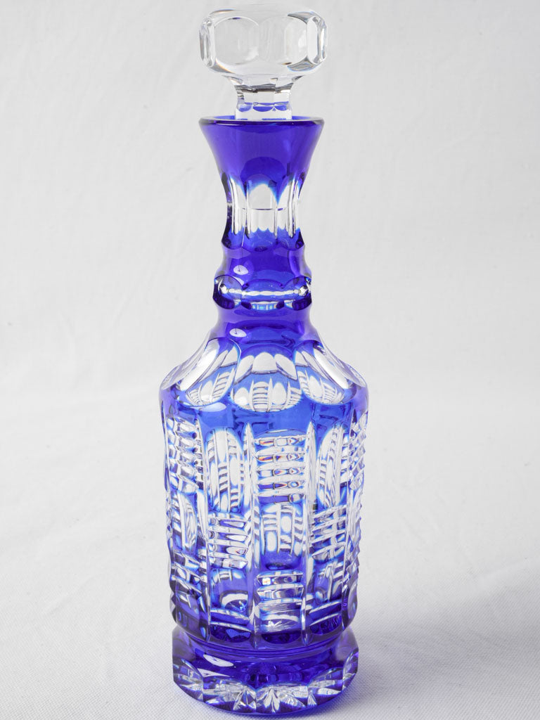 Elegant cobalt blue glassware