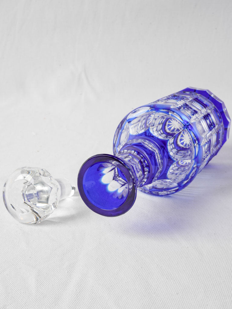 Faceted artistic glass piece